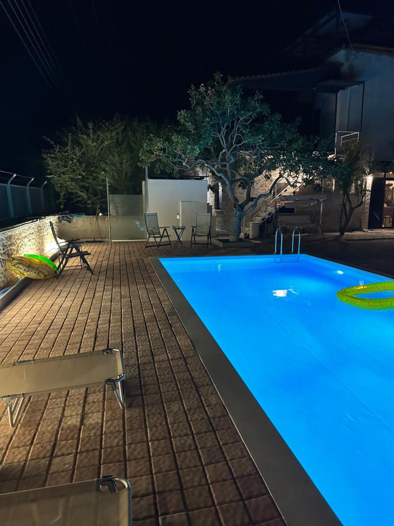 Solmar Aegina With Private Pool - Jacuzzi Leilighet Khloi Eksteriør bilde